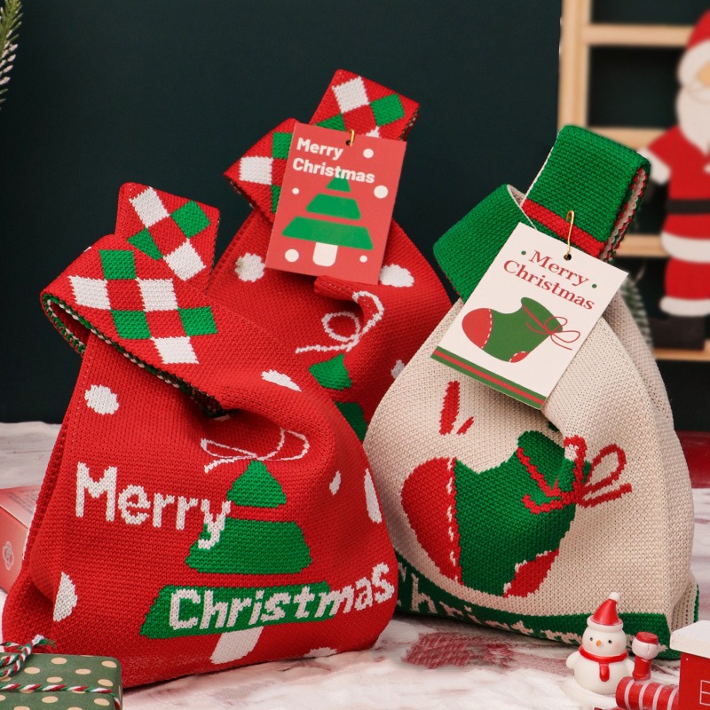 Linen Bag Bulk - Small Christmas Gift Bag Eve Pack