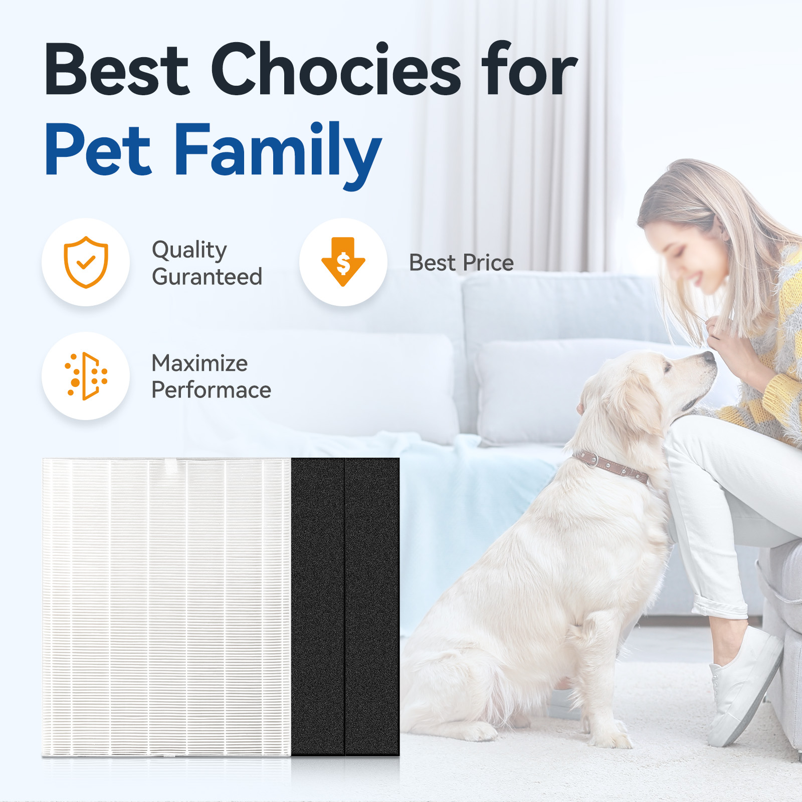 Replacement True HEPA Filter S - Coway Air Purifier Ap-1512Hh 评论和价格